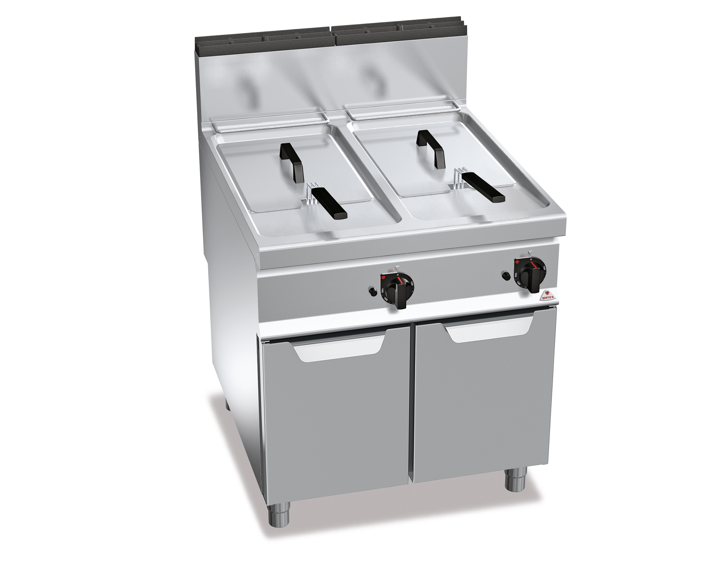 Freidora a gas indirecta 18 + 18L BERTO'S MAXIMA 900 Freidora a gas indirecta 18 + 18L BERTO'S MAXIMA 900