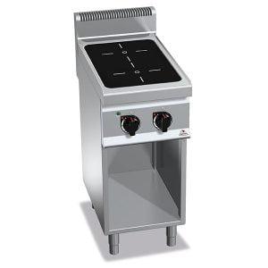 Cocina inducción 2 fuegos Berto's Serie Macros 700