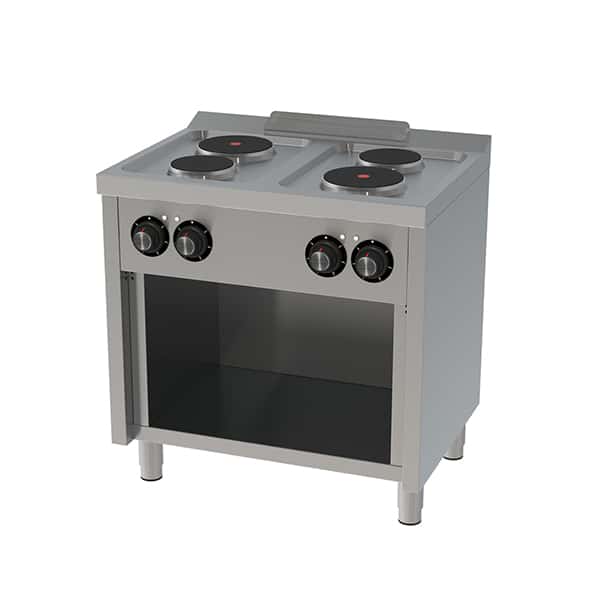 Cocina eléctrica 4 placas con soporte - SERIE 600 HR FAINCA