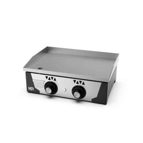 Plancha a gas rectificada 2 mandos - HR FAINCA SERIE 100