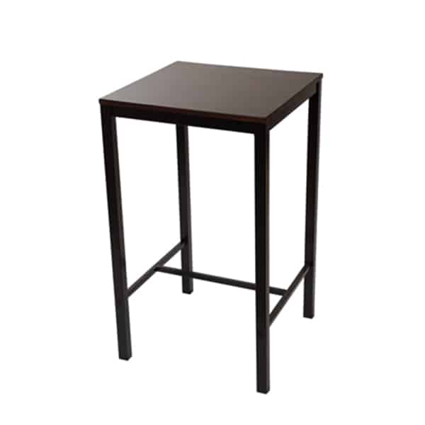 Mesa alta Troya Cuadrada 60x60 wenge Mesa alta Troya Cuadrada 60x60 wenge