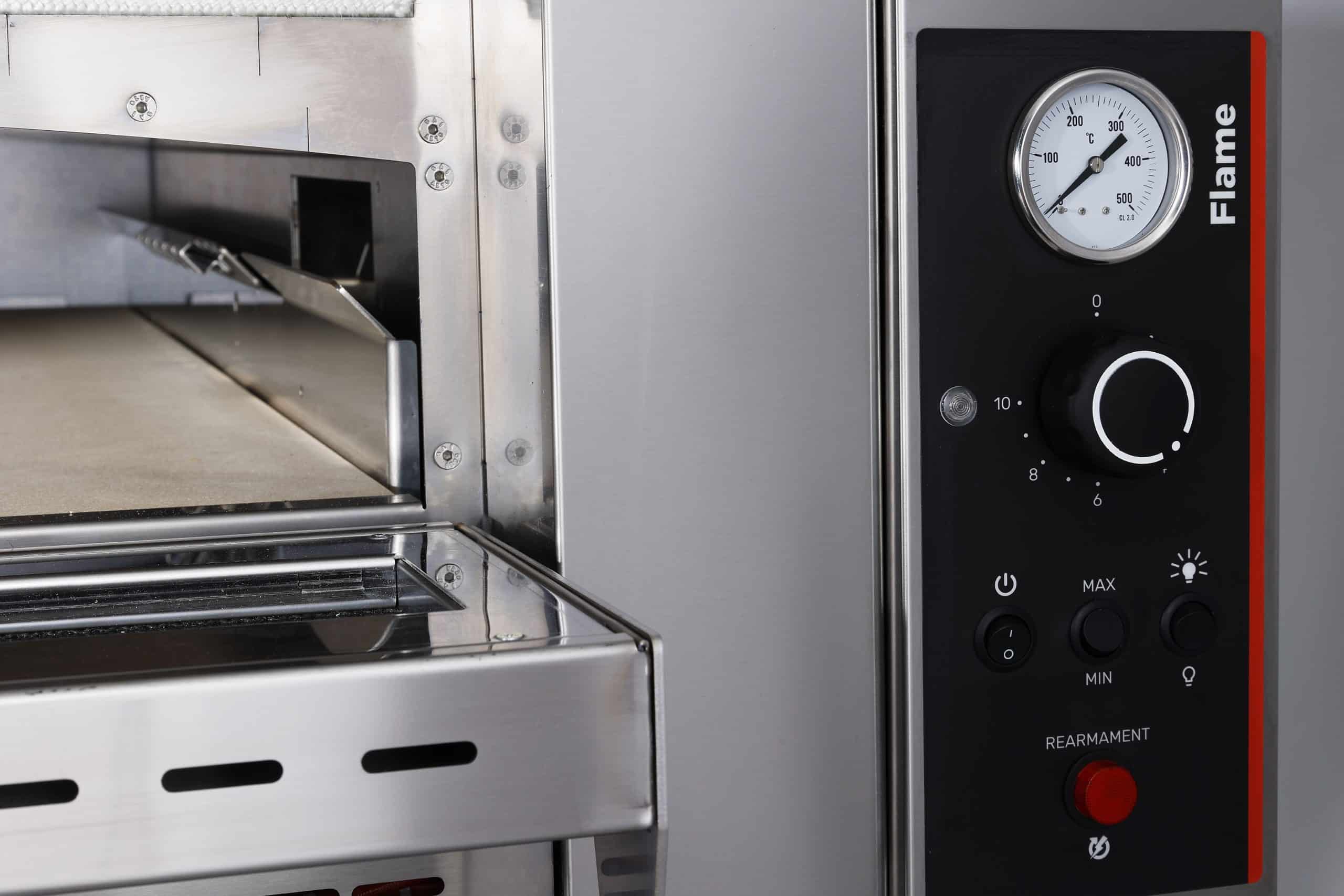 Horno pizza a gas 4 pizzas FLAME 4 - PIZZA GROUP + Soporte