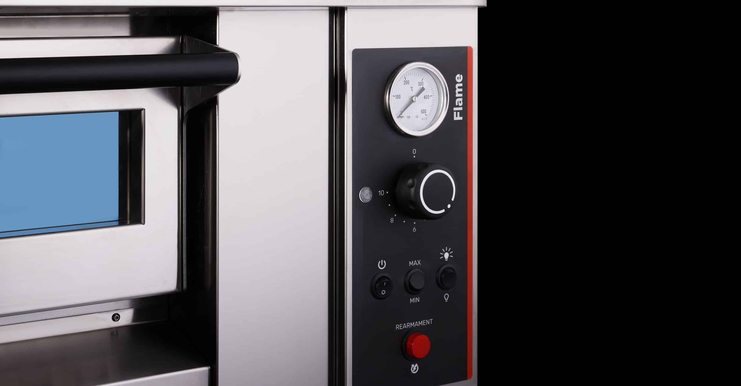 Horno pizza a gas 4 pizzas FLAME 4 - PIZZA GROUP + Soporte