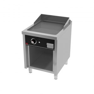 Fry top a gas rectificado 1 mando con soporte - HR FAINCA SERIE 750