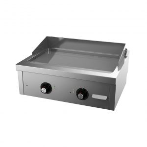 Fry top eléctrico cromo 2 mandos - HR FAINCA SERIE 600
