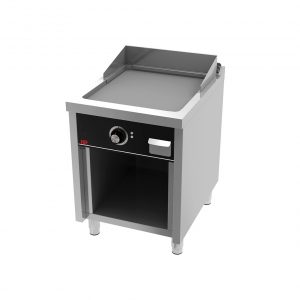 Fry top eléctrico rectificado 1 mando con soporte - HR FAINCA SERIE 750