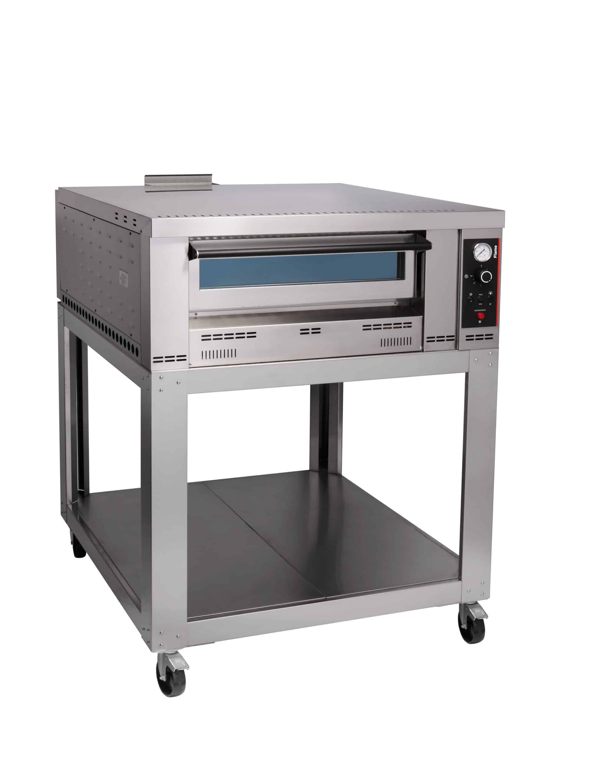 Horno pizza a gas 4 pizzas FLAME 4 - PIZZA GROUP + Soporte