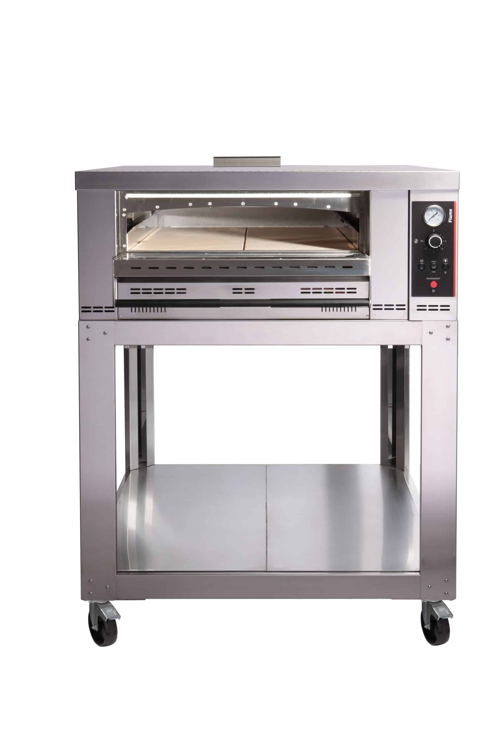 Horno pizza a gas 4 pizzas FLAME 4 - PIZZA GROUP + Soporte