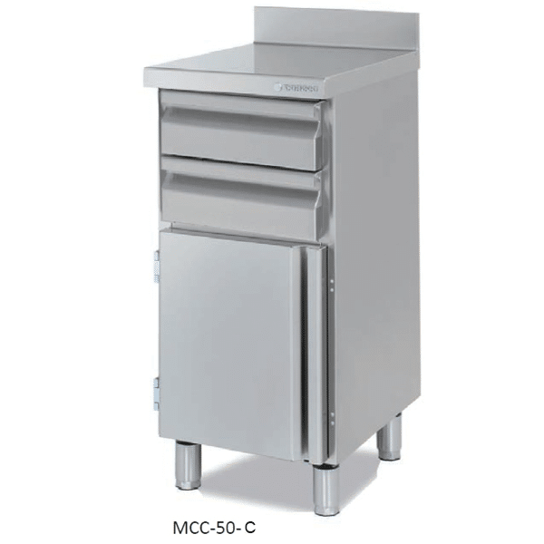 MESA CAFETERA COMPACTA 50 TOLVA MOD. MCC-50-C CORECO
