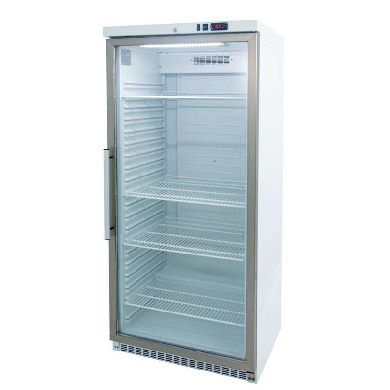 Armario Blanco 600 litros Puerta de Cristal Refrigerado CORDOBA ARCH-600V Climahostelería