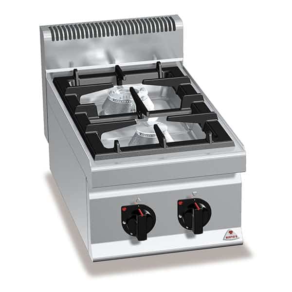 Cocina a gas 2 fuegos sobremesa - Berto's Macros 700