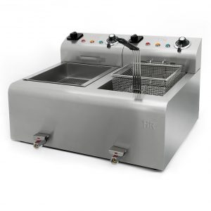 Freidora eléctrica 10L + 10L alto rendimiento - HR FAINCA SERIE 500