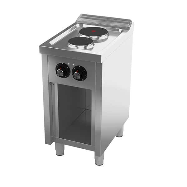 Cocina eléctrica 2 placas con soporte - SERIE 600 HR FAINCA