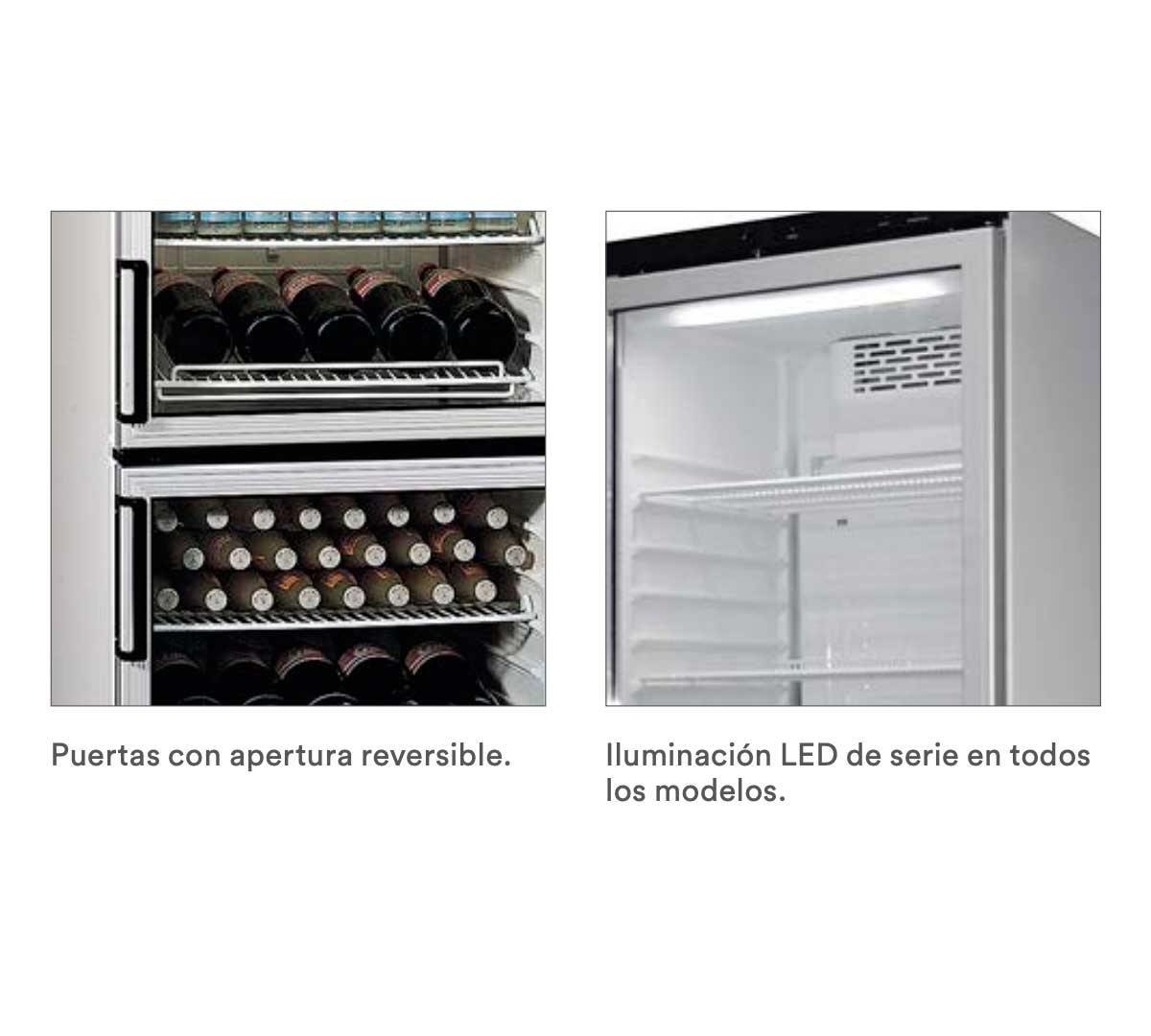 ARMARIO EXPOSITOR PUERTAS DE CRISTAL - FKG 370/2P EUROFRED