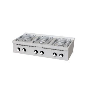 Cocina a gas 6 fuegos - HR FAINCA SERIE 600 BASIC
