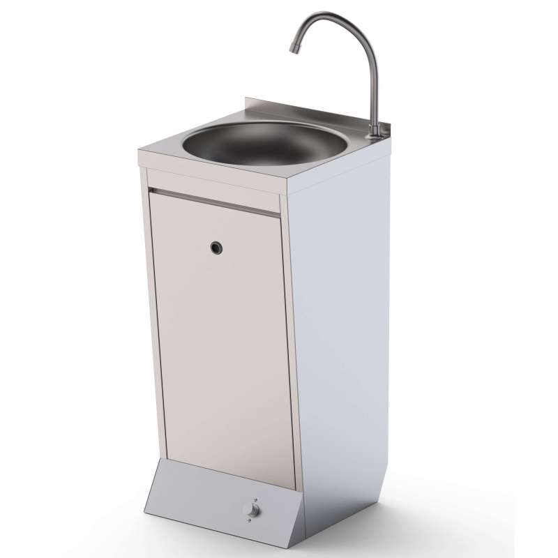 Lavamanos De Pie Acero Inoxidable Con Pulsador automezclador Climahostelería