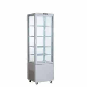 Expositor Refrigerado 4 Caras 238 litros Blanco de 515x485x1715h mm XC238L-B Clima Hostelería