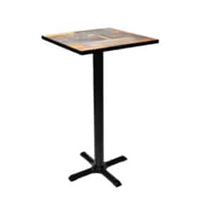 Mesa alta Sena cuadrada 60x60cm