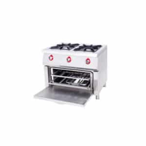 Cocina 2 fuegos con horno a gas- OSFN-2H OSTELERIA