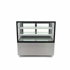 Vitrina Refrigerada Cristal Recto con 2 estantes de cristal 1215X675X1215mm XC370Z