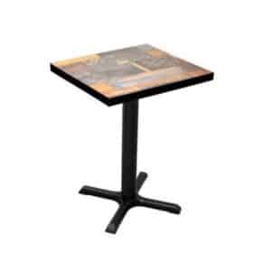 Mesa baja Sena 80 x 80 acabado C4