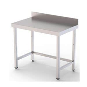 Mesa de trabajo1000X500X850mm acero inoxidable con peto