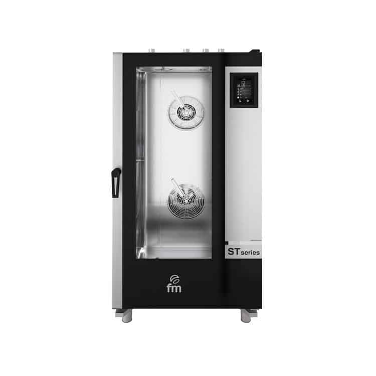 Horno gastronomía de gas 20 bandejas GN 1/1 digital pantalla táctil STG 201 V7 T GAS FM ST Gastro Horno gastronomía de gas 20 bandejas GN 1/1 digital pantalla táctil STG 201 V7 T GAS FM ST Gastro