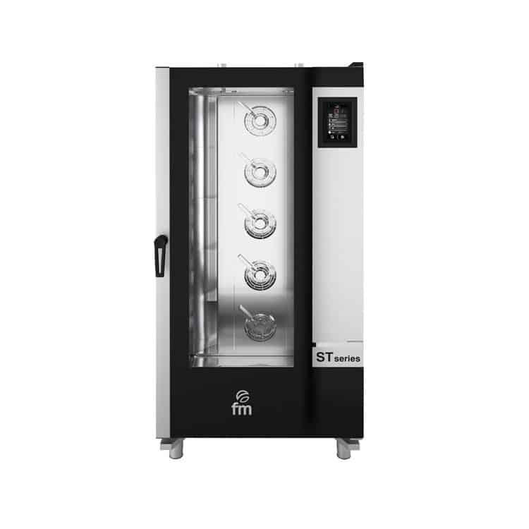 Horno gastronomía 20 bandejas GN 1/1  eléctrico digital pantalla táctil STG 201 V7 T FM ST Gastro