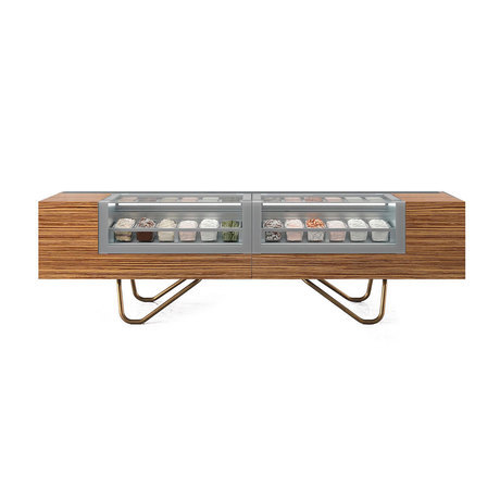 Vitrina heladería profesional Isa OneShow free Carapine 3L