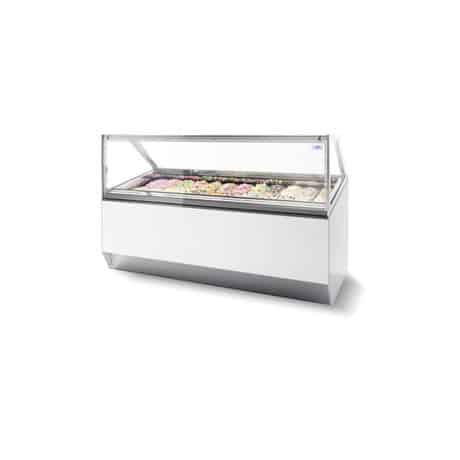 Vitrina Heladería Profesional cristal recto Isa New Millennium R290 16 ST