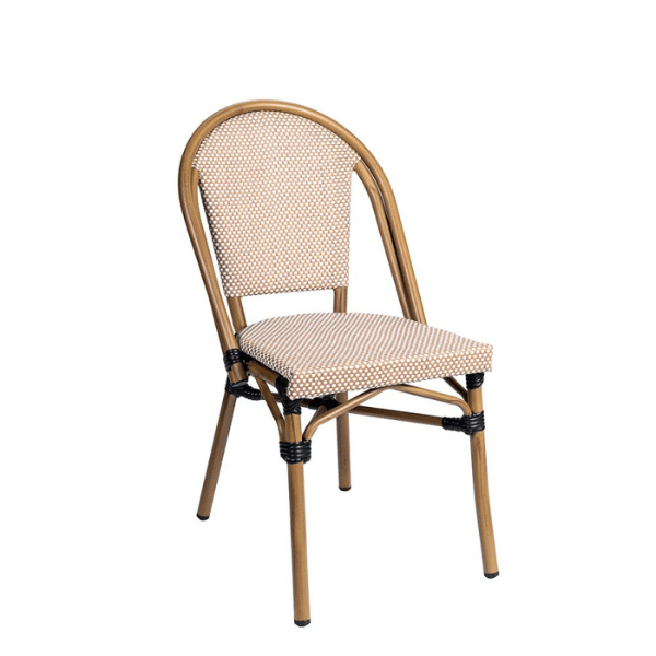 Sillón aluminio TÍVOLI Textilene 1 Espiga-Latte-Negro Sillón aluminio TÍVOLI Textilene 1 Espiga-Latte-Negro