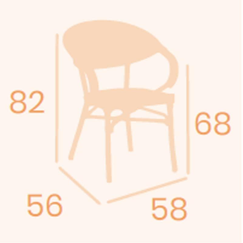 Sillón aluminio FILIPINAS Trenzado