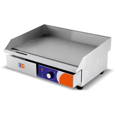 Plancha Eléctrica Acero Rectificado 8mm de 550x430x245h mm EG-818