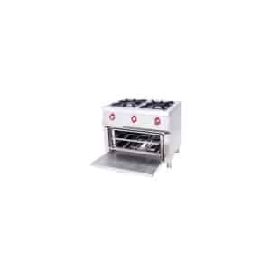 Cocina 2 fuegos con horno a gas - OSFN-2H OSTELERIA