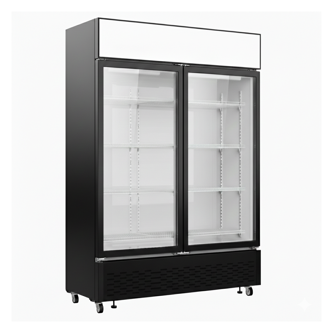 Armario expositor refrigerado dos puertas abatible  D372- DUO OSC-800 Osteleria
