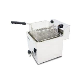 Freidora eléctrica EVOLUTION con grifo capacidad 12 litros con potencia 4,5 kw monofásica con contactor EVO12G