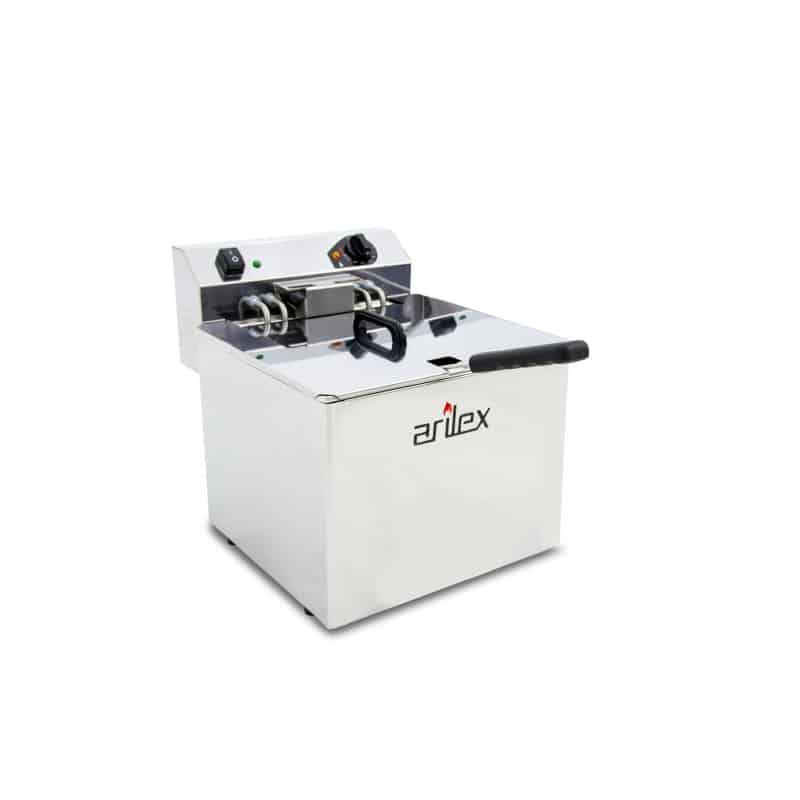 Freidora eléctrica EVOLUTION sin grifo capacidad 12 litros con potencia 7,5 kw trifásica con contactor EVO12TR