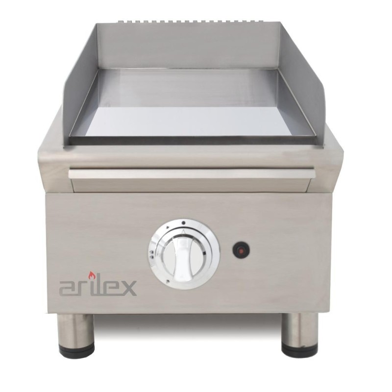 Frytops a gas 40 cm ARILEX acero de 15 mm Línea 600