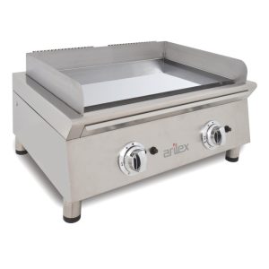 Frytops a gas 70 cm ARILEX acero de 15 mm  Línea 600