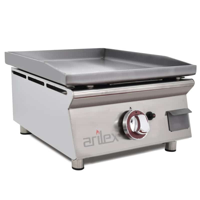 PLANCHA A GAS 40 CM ARILEX EN ACERO LAMINADO DE 6 MM 40PGLN (P)