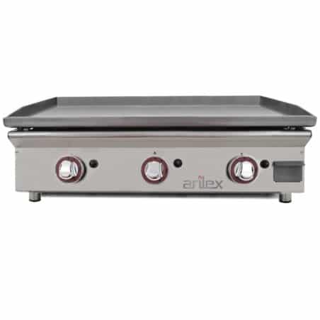 PLANCHA A GAS 80 CM ARILEX EN ACERO LAMINADO DE 6 MM 80PGLN
