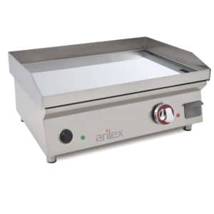 Plancha eléctrica 60 cm ARILEX en acero de 15 mm con baño de cromo 60PECN