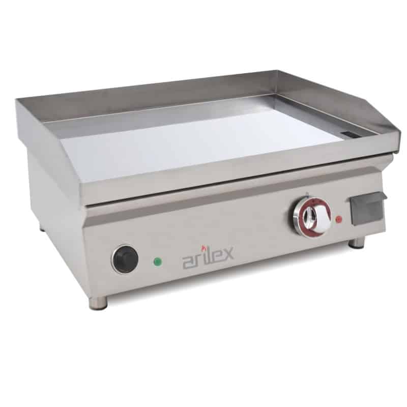 Plancha eléctrica 60 cm ARILEX en acero de 15 mm con baño de cromo 60PECN Plancha eléctrica 60 cm ARILEX en acero de 15 mm con baño de cromo 60PECN