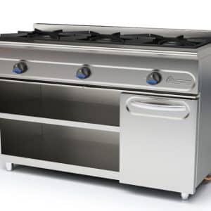 Cocina a Gas GAMA 550 MUNDIGAS M-1200/3E