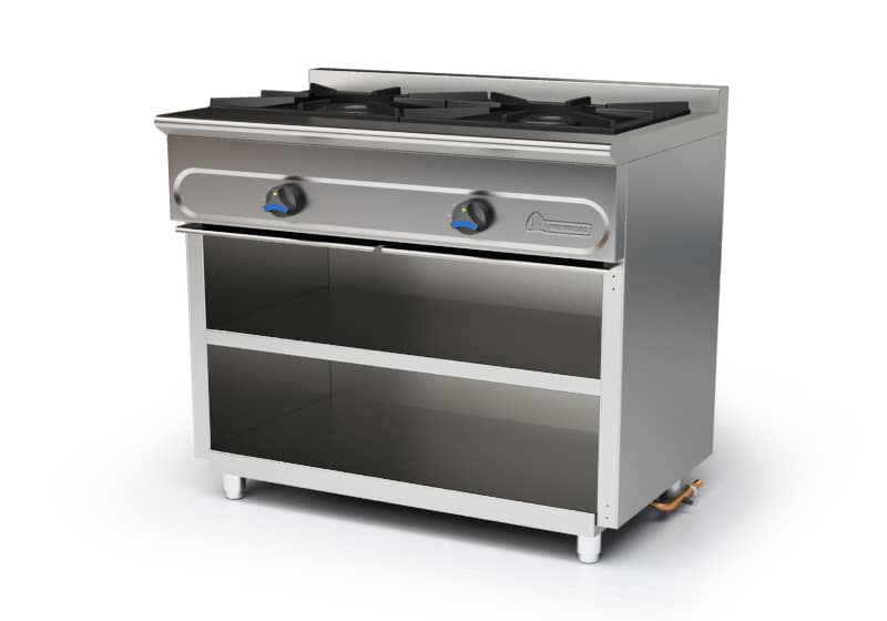 Cocina a Gas GAMA 550 MUNDIGAS M-900/2E
