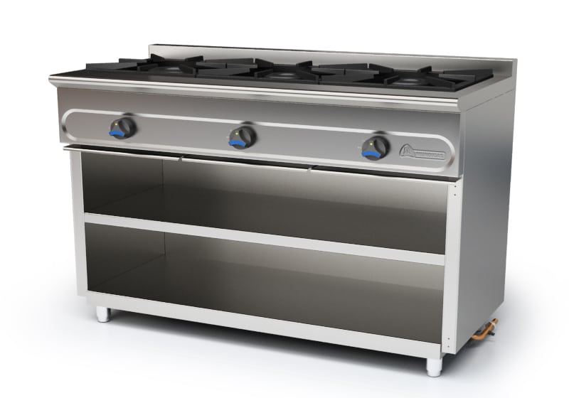 Cocina a Gas GAMA 550 MUNDIGAS MS-1200/3E Cocina a Gas GAMA 550 MUNDIGAS MS-1200/3E