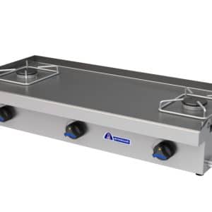 Plancha Económica a Gas Con fuego Abierto MUNDIGAS P-1000/2 ECO