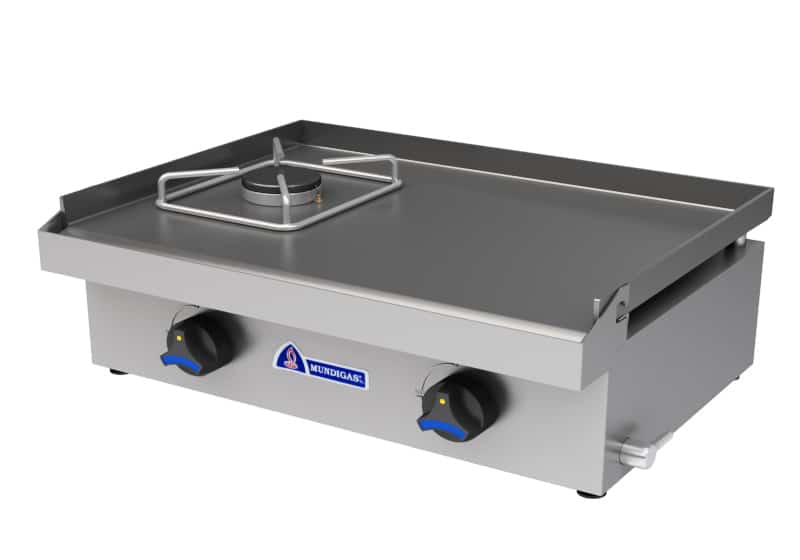 Plancha Económica a Gas Con fuego Abierto MUNDIGAS P-650/1 ECO