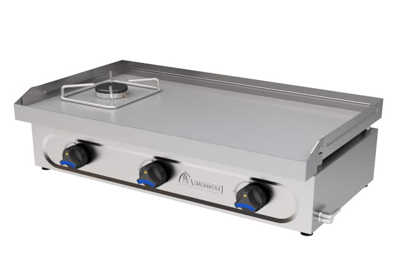 Plancha a gas Sobremesa Con fuego Abierto MUNDIGAS P-850/1