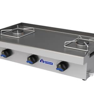 Plancha Económica a Gas Con fuego Abierto MUNDIGAS P-850/2 ECO